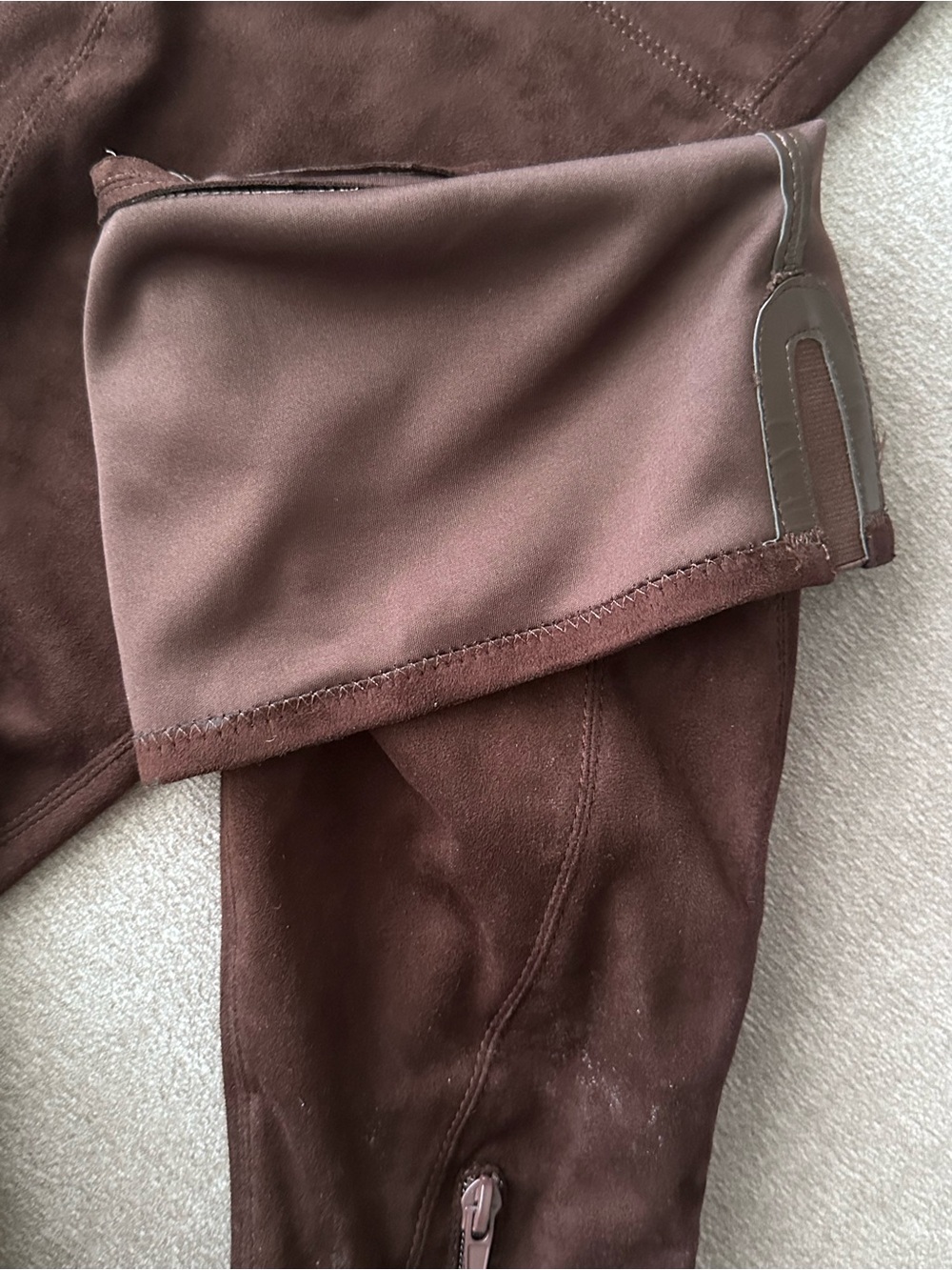 Liz Claiborne Dark Brown Over-the-Knee Suede Block Heel Boots - Picture 7 of 7